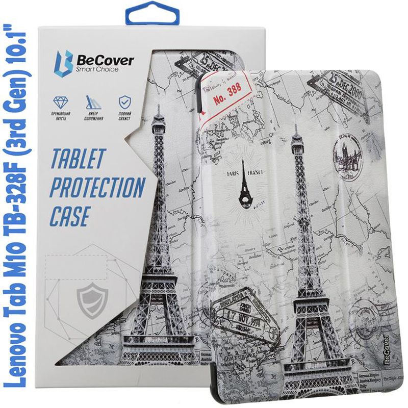 Чехол-книжка BeCover Smart для Lenovo Tab M10 TB-328F (3rd Gen) 10.1" Paris (708296)