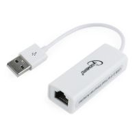 Мережевий адаптер Gembird USB - Fast Ethernet, білий (NIC-U2-02)