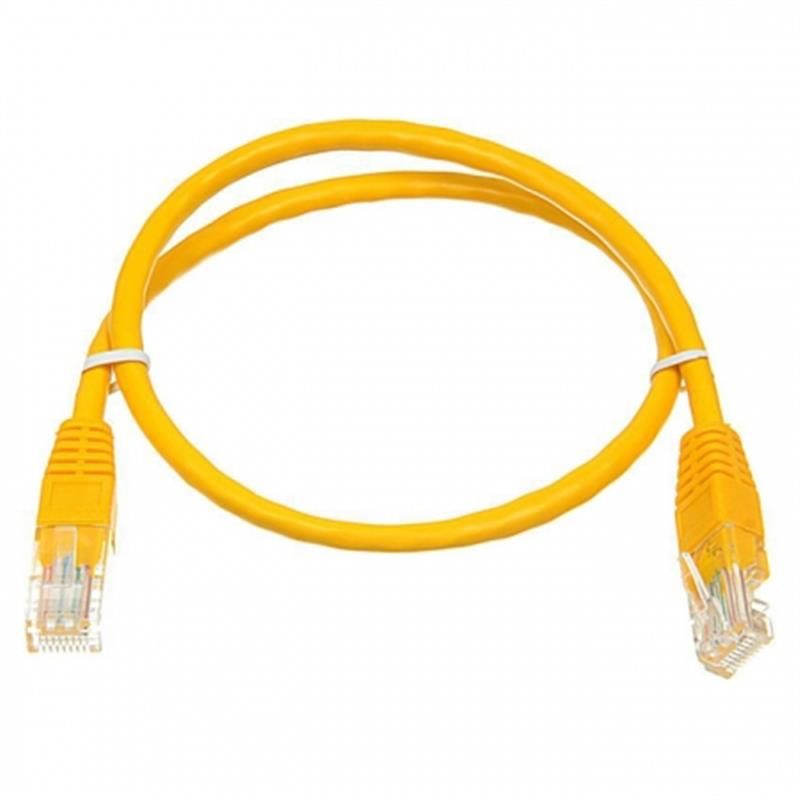 Патч-корд UTP Atcom RJ45, Cat.6, медь, 3 м, желтый (12154)