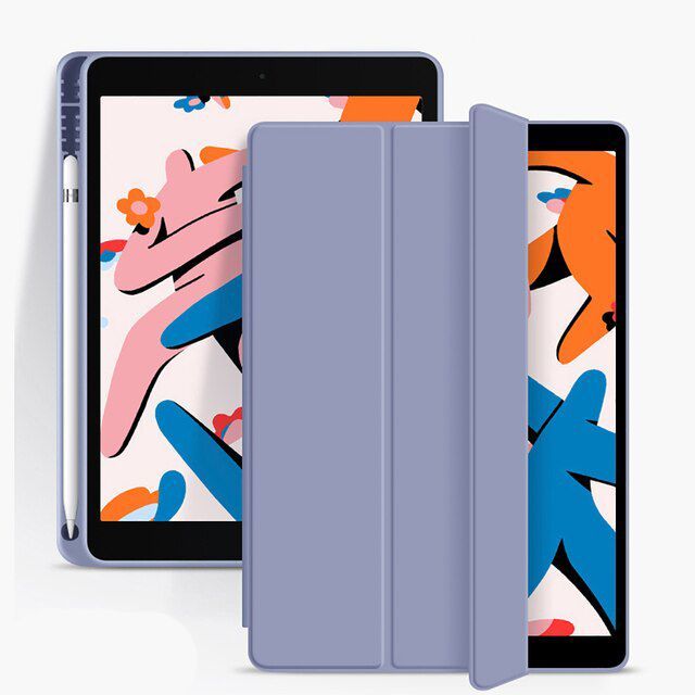 Чохол BeCover Tri Fold Soft TPU з кріпленням Apple Pencil для Apple iPad Air 11" M2 2024 Purple (711404)