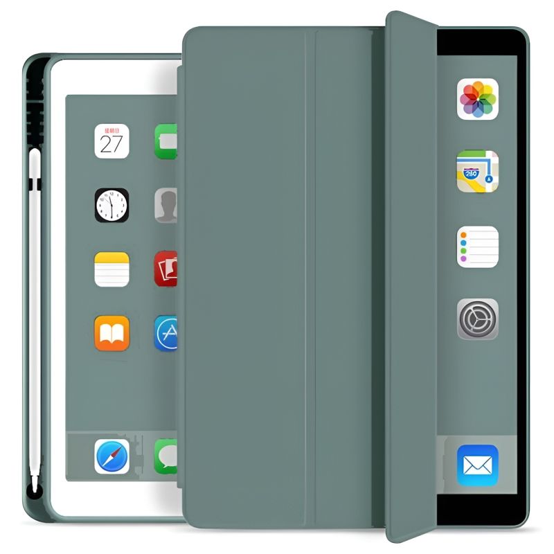 Чeхол BeCover с креплением Apple Pencil для Apple iPad Air 13" M2 2024 Dark Green (711458)