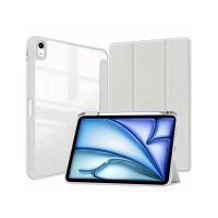 Чохол-книжка BeCover Soft Edge TPU з кріпленням Apple Pencil для Apple iPad Air 11 M2 2024 11" Gray (711705)