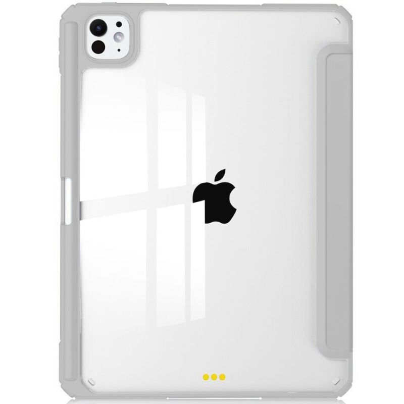 Чeхол-книжка BeCover Soft Edge TPU с креплением Apple Pencil для Apple iPad Pro 11" M4 2024 Gray (711715)
