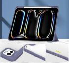 Чохол-книжка BeCover Soft Edge TPU з кріпленням Apple Pencil для Apple iPad Pro 11" M4 2024 Purple (711716)