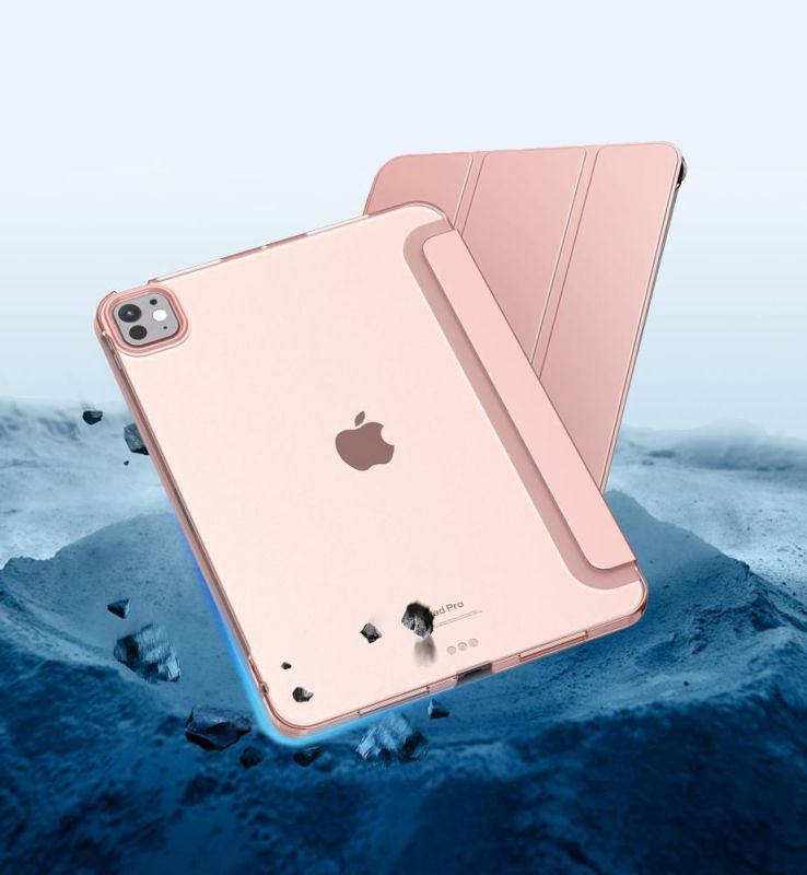Чeхол-книжка BeCover Tri Fold Hard для Apple iPad Pro 11" M4 2024 Pink (711728)