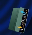 Чохол-книжка BeCover Tri Fold Hard для Apple iPad Pro 13" M4 2024 Dark Green (711731)
