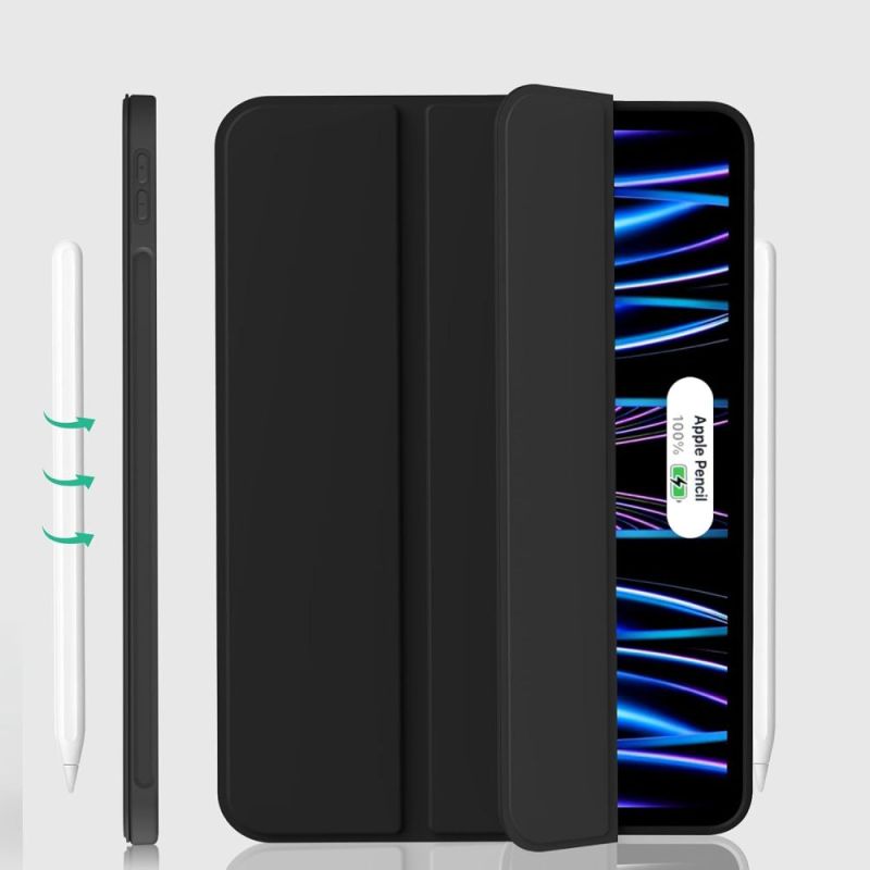 Чохол-книжка BeCover Tri Fold Soft TPU Silicone для Apple iPad Pro 11" M4 2024 Black (711744)