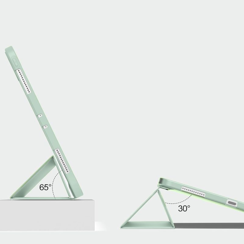 Чeхол-книжка BeCover Tri Fold Soft TPU Silicone для Apple iPad Pro 11" M4 2024 Light Green (711747)