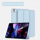 Чeхол-книжка BeCover Tri Fold Soft TPU Silicone для Apple iPad Pro 13" M4 2024 Light Blue (711753)