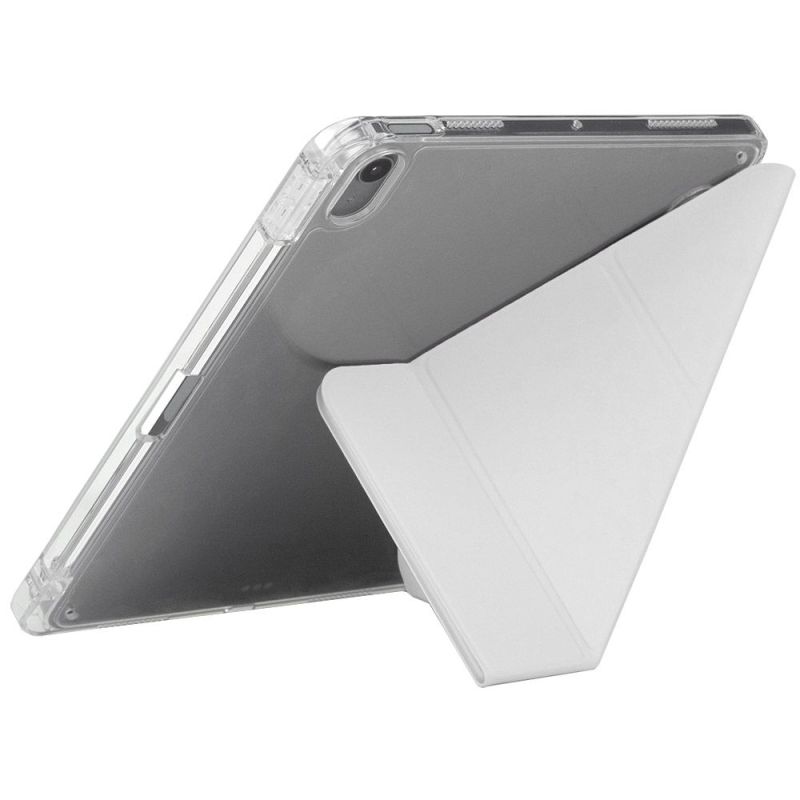 Чeхол-книжка BeCover Ultra Slim Origami Transparent с креплением Apple для Apple iPad Mini 7 2024 Gray (712935)
