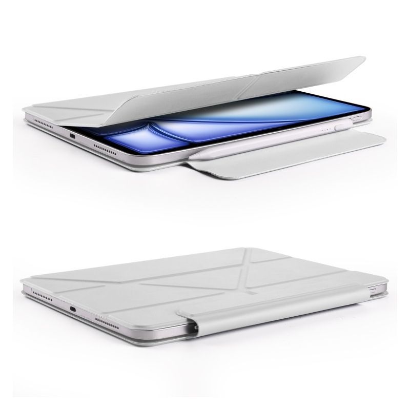 Чехол-книжка BeCover Ultra Slim Origami Magnetic для Apple iPad mini 6 (2021) Gray (712944)