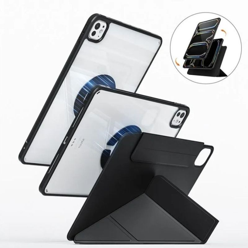 Чохол-книжка BeCover Ultra Slim Origami Flex для Apple iPad Pro 13 (2024) Black (712978)