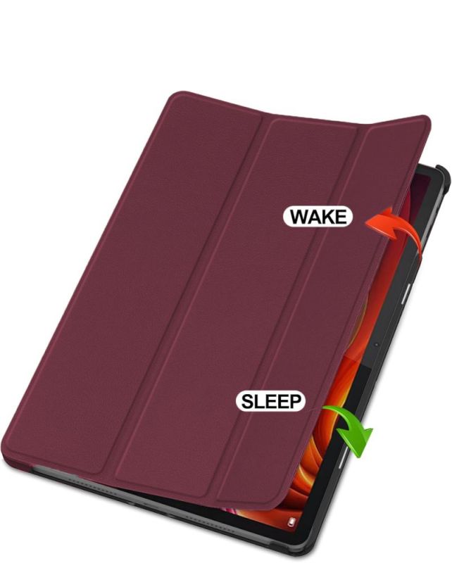 Чехол-книжка BeCover Smart Case для Samsung Galaxy Tab A11 Plus SM-X236B 11.0" Red Wine (714002)