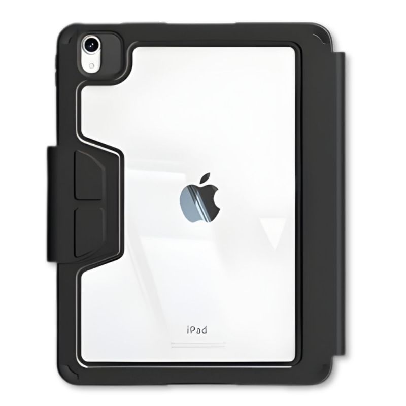 Чехол-книжка BeCover Rugged Origami Transparent с креплением Apple Pencil для Apple iPad Air 11" M4 2026 Black (715176)