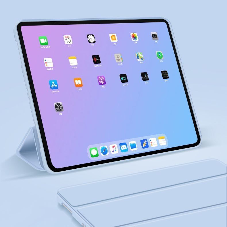 Чeхол BeCover Tri Fold Soft TPU Silicone для Apple iPad Air 11" M4 2026 Light Blue (715239)