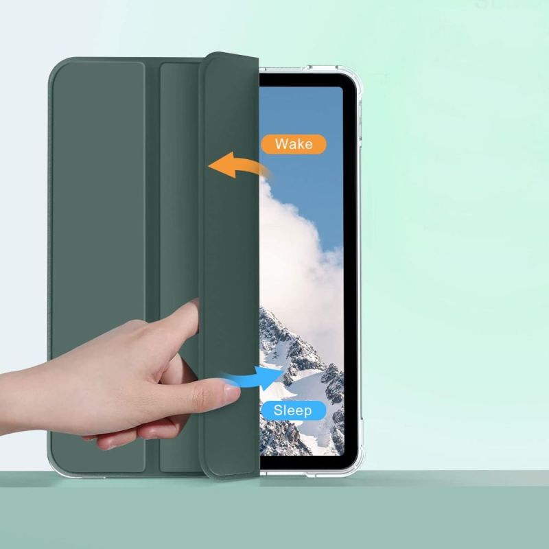 Чeхол-книжка BeCover Soft Edge с креплением Apple Pencil для Apple iPad Air 11" M4 2026 Dark Green (715262)