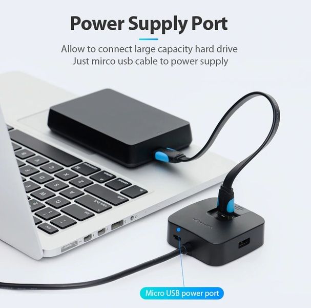 USB-хаб Vention 4 ports (CHBBD)