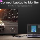 Адаптер Vention Flat HDMI - VGA (M/F), зі звуком і живленням, 0.15 м, чорний (42161)