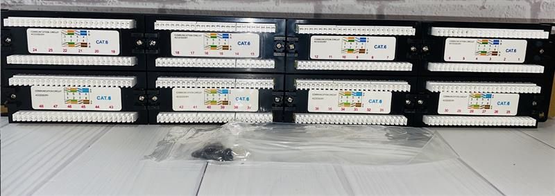 Патч-панель ATcom 19" 48хRJ-45 UTP 2U cat.6 (P6048)