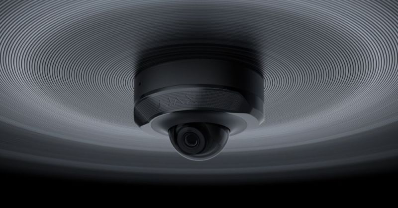 IP-камера Ajax DomeCam Mini (8EU) ASP Black 5МП (2.8мм) (76019.214.BL1)