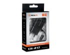 Сетевое зарядное устройство REAL-EL CH-217 (2USB, 2.1A) Black + кабель Lightning (EL123160016)