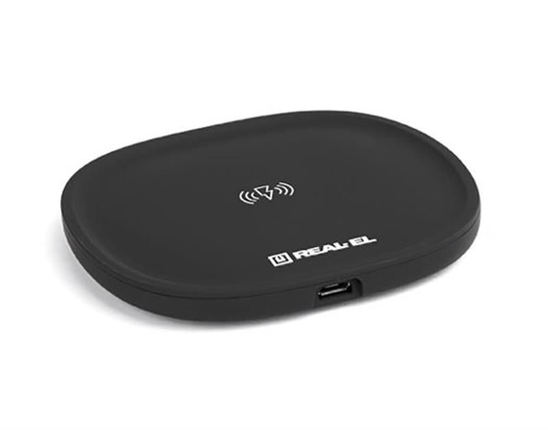 Беспроводное зарядное устройство REAL-EL WL-740 2.4A 15W Black (EL123160019)