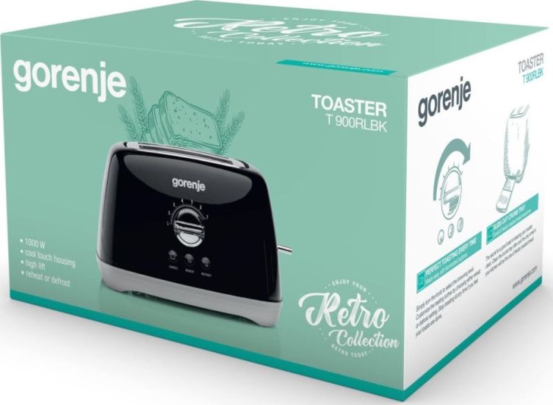 Тостер Gorenje (T900RLBK)