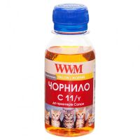 Чорнило WWM Canon CL-511С/CL-513С/CLI-521Y (Yellow) 100г (C11/Y-2)