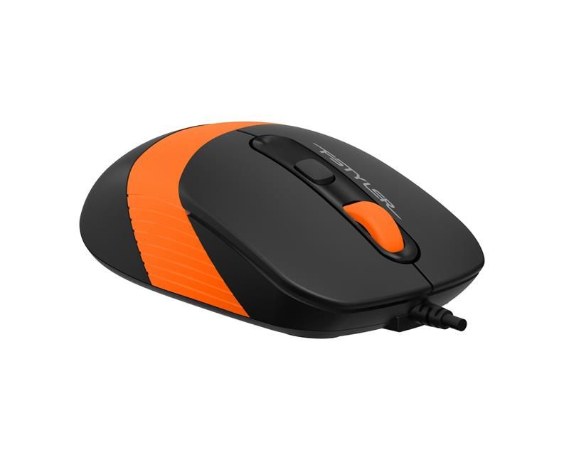Миша A4Tech FM10S Orange/Black USB (FM10S (Orange))