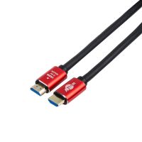 Кабель Atcom HDMI - HDMI V 2.0 (M/M), 4K, 2 м, чорний/червоний пакет  (24942)