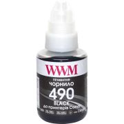 Чорнило WWM Canon Pixma G1400/2400/3400 Black Pigment 140г (C490BP)
