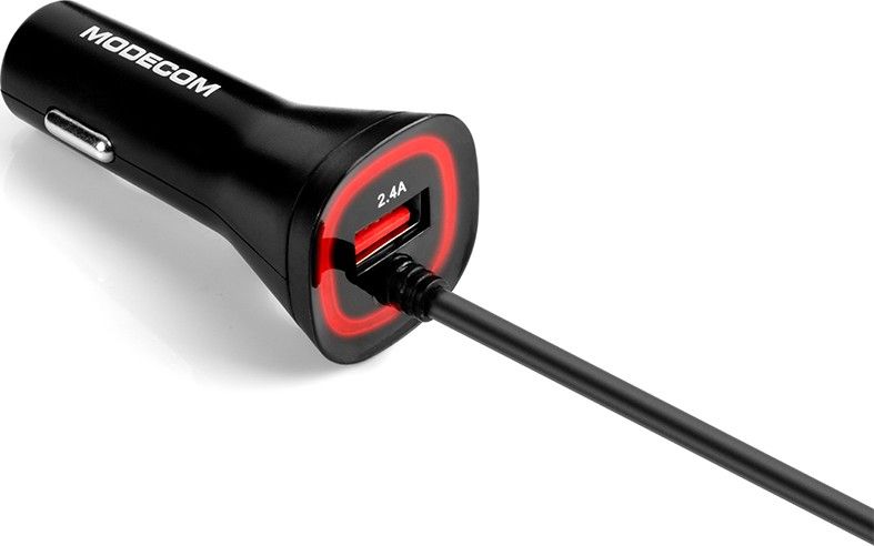 Автомобільний зарядний пристрій Modecom Royal KULU-01 (1USBx2.4A) Black (ZT-MC-KULU-01)