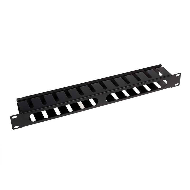 Организатор кабеля ATcom 1U, 19", черный, металлический (P0001)