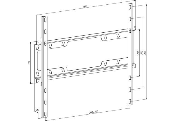 Кронштейн KSL Simpler (VESA400х400) (48EP)
