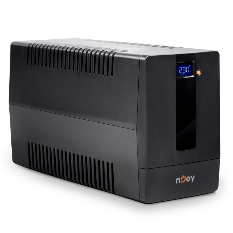 Джерело безперебійного живлення NJOY Horus Plus 1000 (PWUP-LI100H1-AZ01B), Lin.int., AVR, 4 x евро, USB, LCD, пластик (Horus Plus 1000 USB)