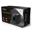 Джерело безперебійного живлення NJOY Horus Plus 1000 (PWUP-LI100H1-AZ01B), Lin.int., AVR, 4 x евро, USB, LCD, пластик (Horus Plus 1000 USB)