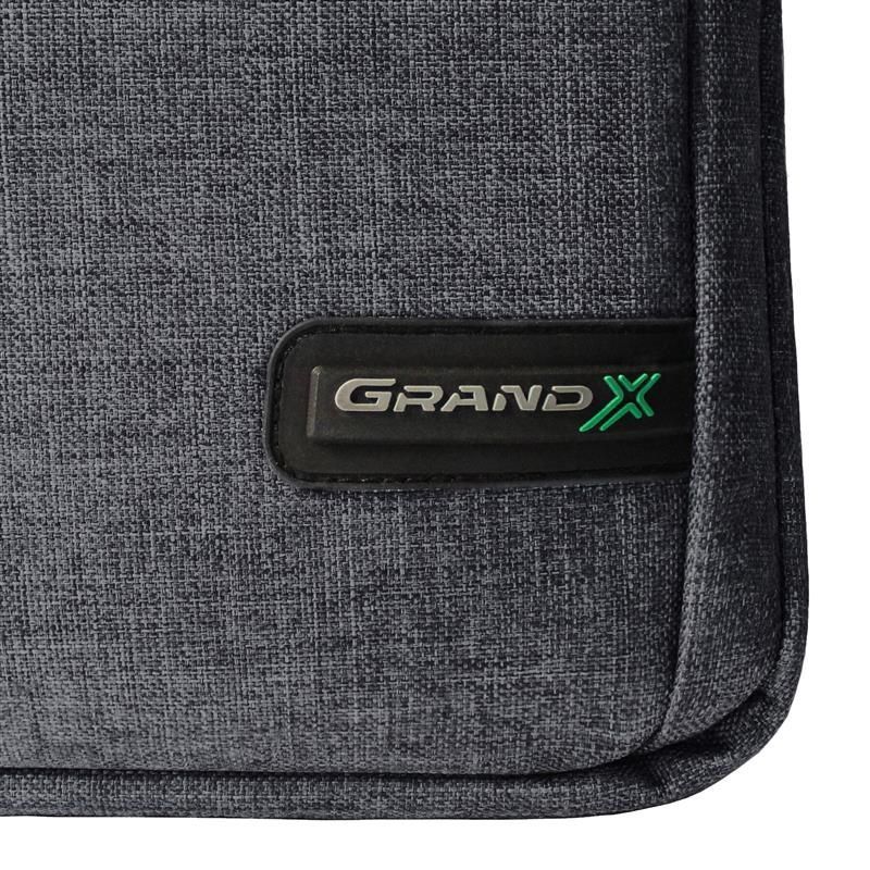 Сумка для ноутбука Grand-X 15.6" Dark Grey (SB-139D)
