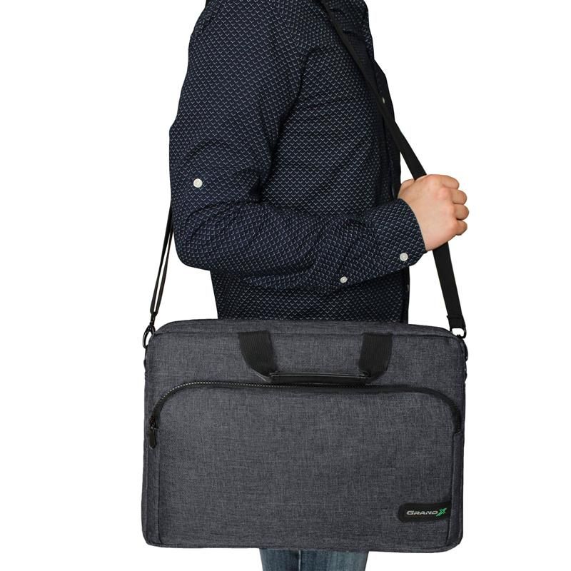 Сумка для ноутбука Grand-X 15.6" Dark Grey (SB-139D)