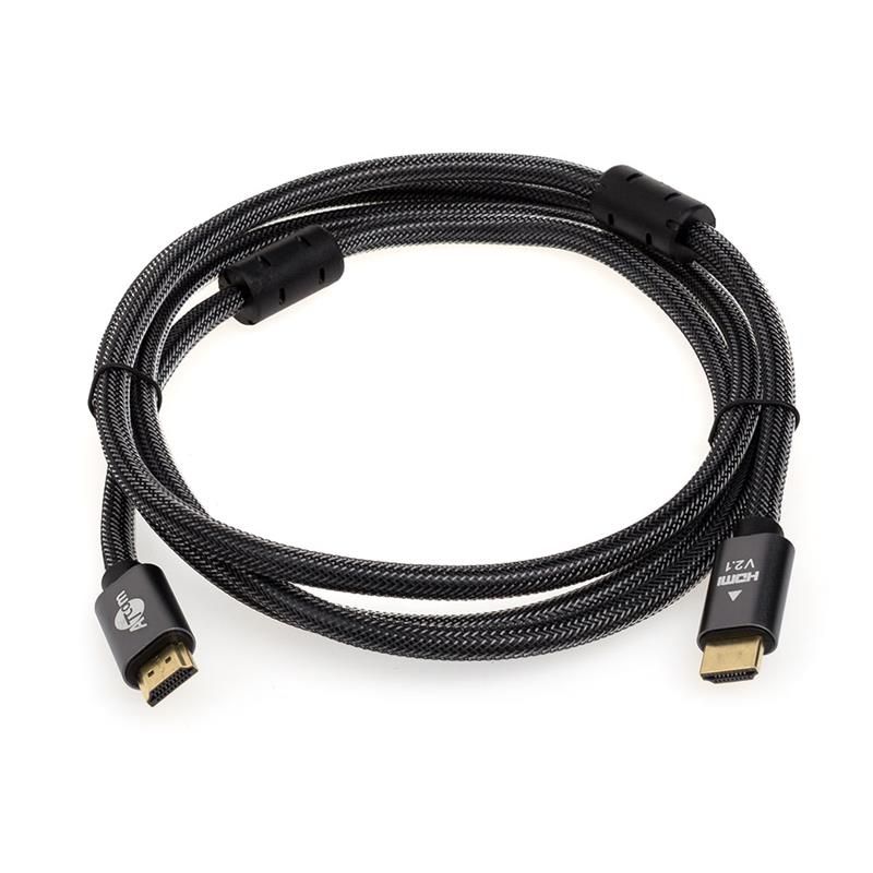 Кабель Atcom Premium HDMI - HDMI V 2.1 (M/M), 2 м, Black пакет (AT23782)