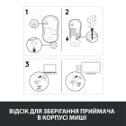 Миша бездротова Logitech M185 Blue (910-002236)