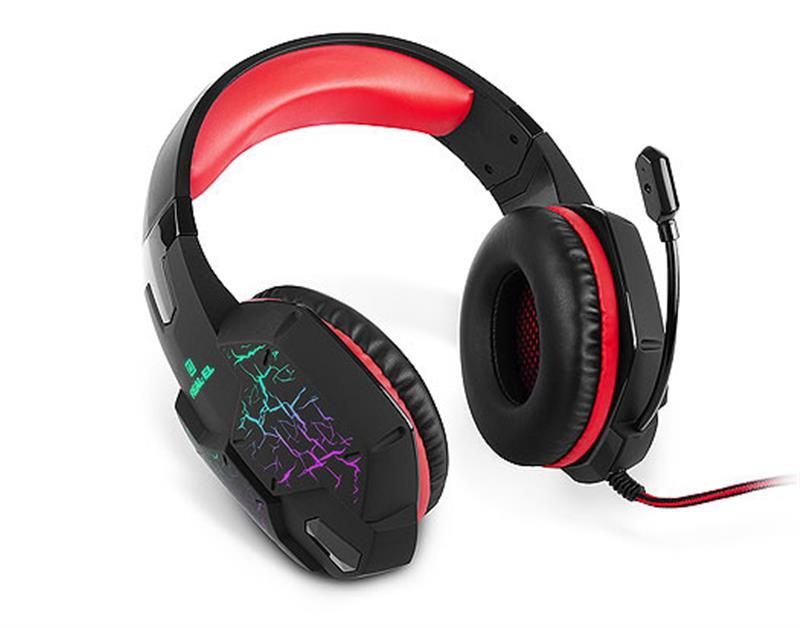 Гарнітура REAL-EL GDX-7750 Black/Red (EL124100048)
