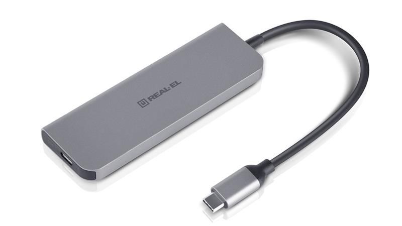 USB-хаб REAL-EL CQ-700 4 ports (EL123110002)