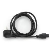 Кабель силовий CEE7/7-C5, 1 м, VDE, 3х0.75 мм, з заземленням, чорний (PC-186-ML12-1M)