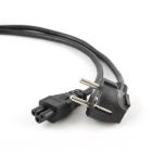 Кабель силовой Cablexpert CEE7/7-C5, 1 м, VDE, 3х0.75 мм, с заземлением, черный (PC-186-ML12-1M)