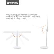 Настільна лампа LED ColorWay White (CW-DL02B-W)