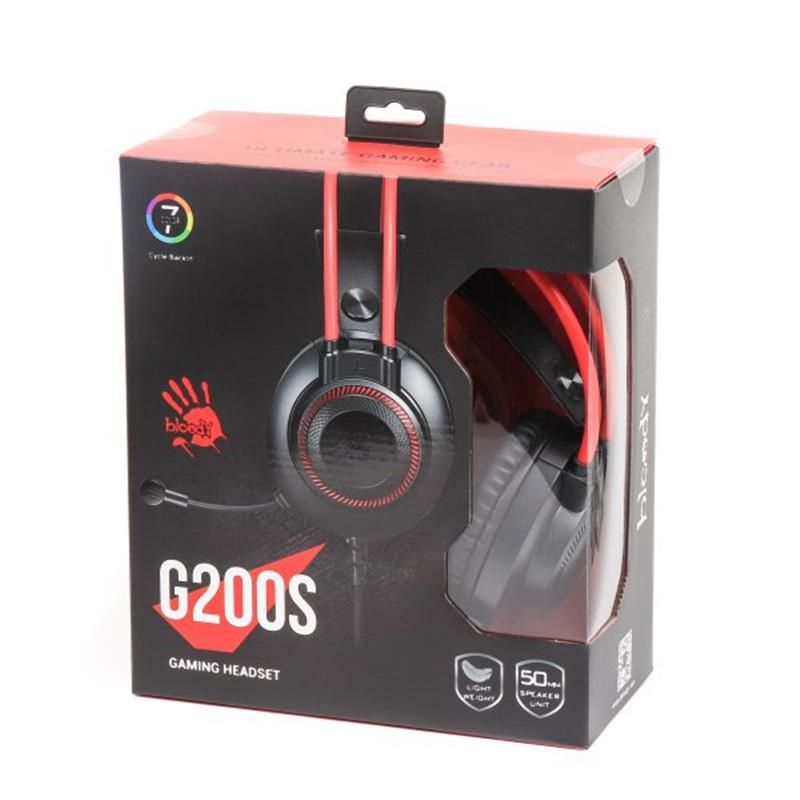 Гарнитура Bloody G200S Black/Red (G200S Bloody (Black+Red))