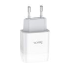 Зарядний пристрій Hoco C72A Glorious (1USB, 2.1А) White + кабель MicroUSB (6931474713001)