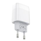 Зарядний пристрій Hoco C72A Glorious (1USB, 2.1А) White + кабель Type-C (6931474713018)