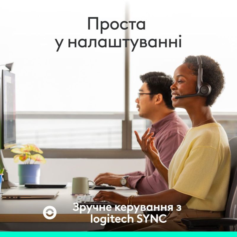 Bluetooth-гарнитура Logitech Zone 305 MS Black (981-001458)