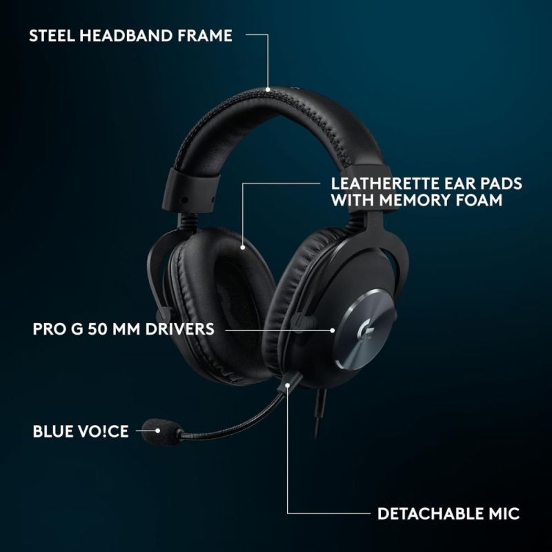 Гарнитура Logitech G Pro X SE Black (981-001470)